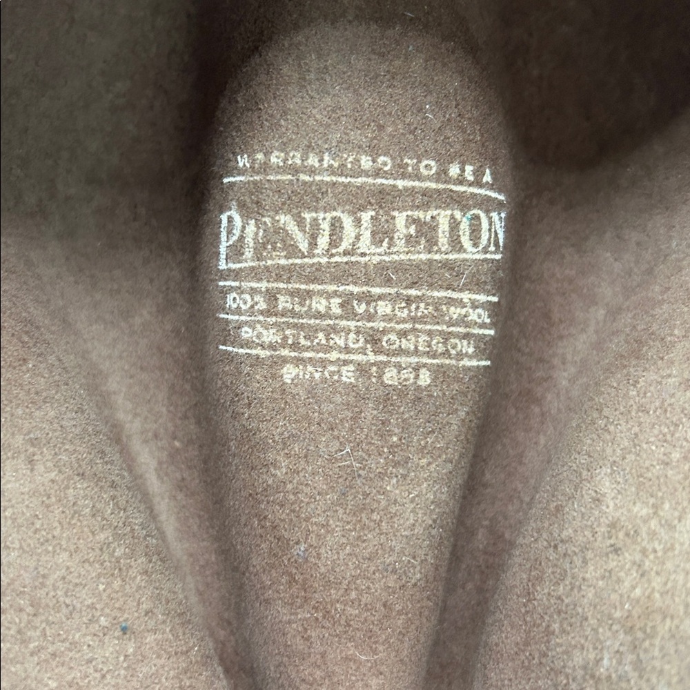 Men’s Pendleton Wool Fedora Large - image 5